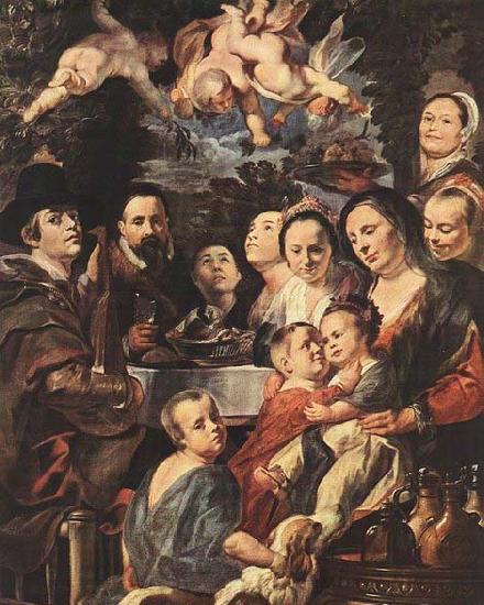 Jacob Jordaens Self-portrait among Parents, Brothers and Sisters